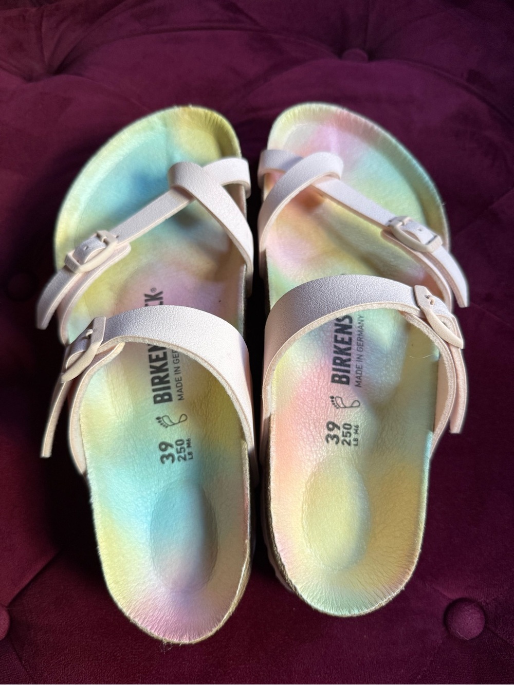 Birkenstock - Mayari Vegan Sandals - Ombre Pink Light Rose - Women’s 8 - Picture 3 of 4